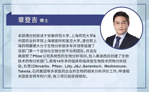 新宝GG生物手艺药物剖析部主任章登吉博士
