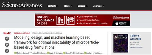 克日麻省理工大学的研究职员开发出一种盘算模子，，，，，可以资助改善注射类微粒制剂的可注射性并防止梗塞。。