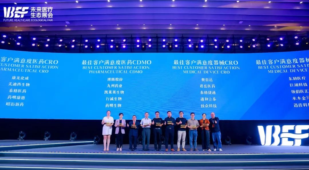 需求启航，，，，，知足抵达 | 新宝GG荣膺2024VBEF“最佳客户知足度医药CRO”