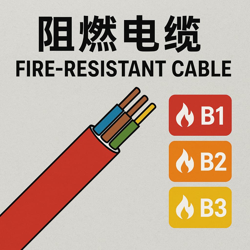 什么是阻燃电缆？B1、B2、B3级的区别你了解吗？