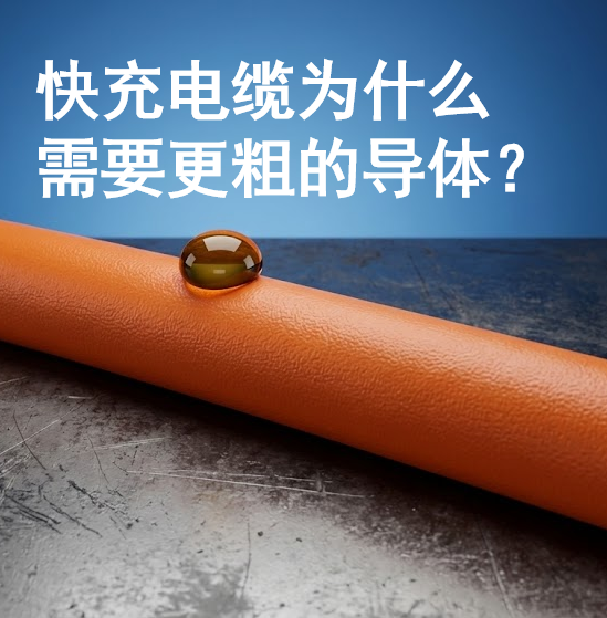 快充电缆为什么需要更粗的导体？揭秘新能源汽车充电的“热”知识